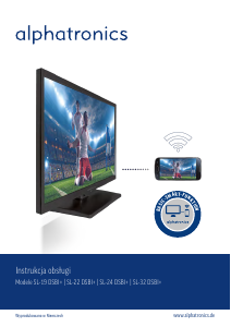 Instrukcja Alphatronics SL-19 DSBI+ Telewizor LED