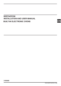 Manual Bertazzoni F6011HERPTNE/23 Oven