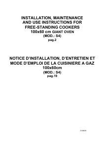 كتيب Bertazzoni PRO1005GGVLXE بوتاجاز