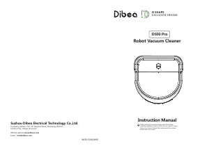 Handleiding Dibea D500 Pro Stofzuiger