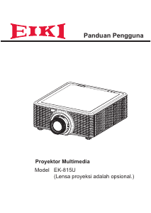 Panduan Eiki EK-815U Proyektor
