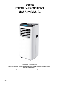 Manual Amcor SF 8000E Air Conditioner