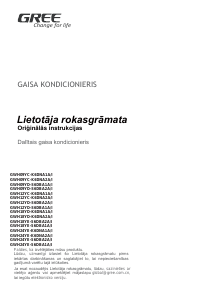 Rokasgrāmata Gree GWH09YD-S6DBA1A/I Gaisa kondicionētājs