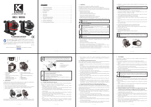 Εγχειρίδιο Kapro 883 Γραμμικό λέιζερ