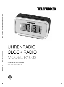 Bedienungsanleitung Telefunken R1002 Uhrenradio