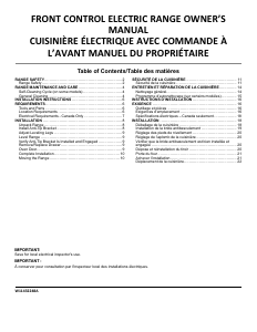 Manual Whirlpool YWEE515S0LV Range