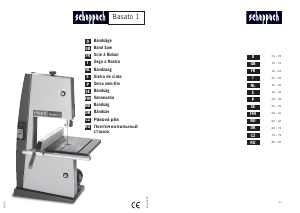 Bruksanvisning Scheppach Basato 1 Båndsag