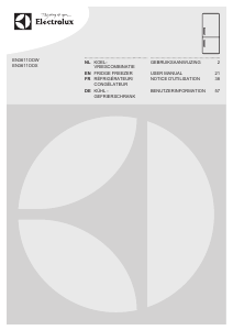 Mode d’emploi Electrolux EN3611OOX Réfrigérateur combiné