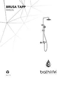 Käyttöohje Bathlife Brusa Tapp Suihkupää