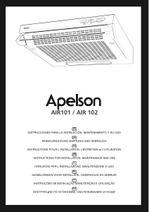 Handleiding Apelson AIR102 Afzuigkap