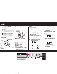 Manual Orbit 470228 Water Computer