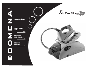 Bruksanvisning Domena XL Pro 90 Ecofibres Strykjärn