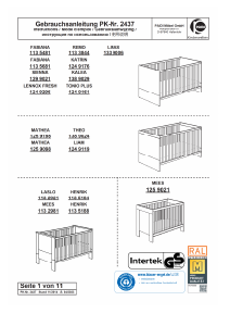 Handleiding Paidi Kalea Babybed