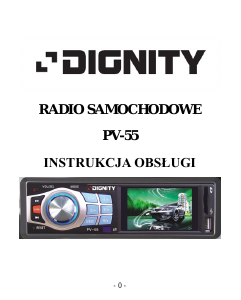 Instrukcja Dignity PV-55 Radio samochodowe