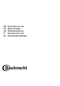 Mode d’emploi Bauknecht BHVS 61F LT DP K Hotte aspirante