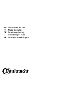 Manuale Bauknecht BHVS 91F LT DP K Cappa da cucina
