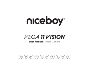 Használati útmutató Niceboy VEGA 11 Vision Akciókamera