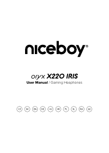 Használati útmutató Niceboy ORYX X220 Iris Fejhallgató