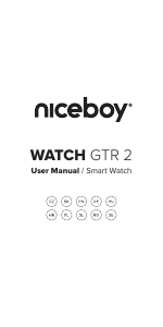Bruksanvisning Niceboy WATCH GTR 2 Smart klocka