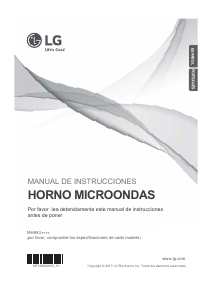 Manual de uso LG MH6535GDS Microondas