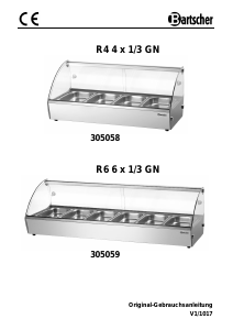 Handleiding Bartscher 305058 Buffetwarmer