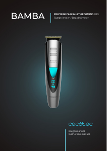 Brugsanvisning Cecotec Bamba PrecisionCare MultiGrooming Pro Skægtrimmer