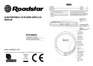 Handleiding Roadstar PCD-435CD Discman