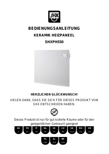 Handleiding SHX SHXPH550 Kachel