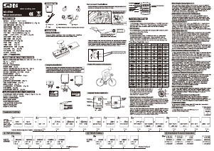 Handleiding Sunding SD-579A Fietscomputer