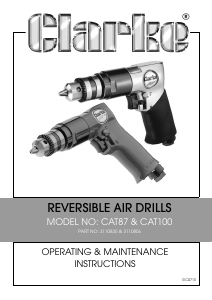 Manual Clarke CAT 87 Impact Drill