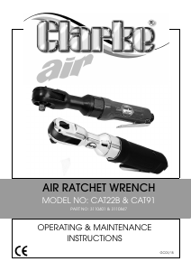 Manual Clarke CAT 91 Wrench