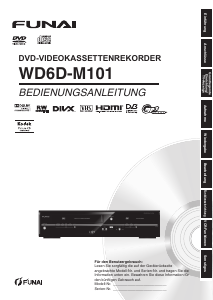 Bedienungsanleitung Funai WD6D-M101 DVD-video Kombination