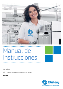 Manual de uso Balay 3TS284X Lavadora