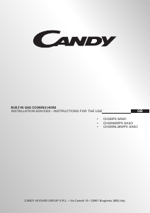 Handleiding Candy CHG938WPX SASO Kookplaat