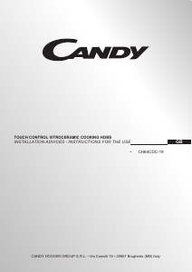 Handleiding Candy CH64CDC-19 Kookplaat