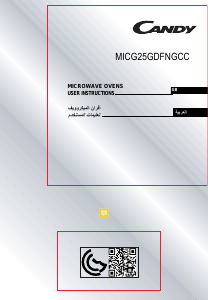 Handleiding Candy MICG25GDFNGCC Magnetron