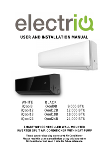 Handleiding ElectriQ iQool24B Airconditioner
