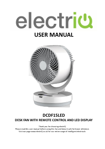 Handleiding ElectriQ DCDF15LED Ventilator