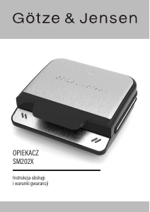 Instrukcja Götze & Jensen SM202X Kontakt grill