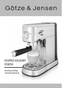 Instrukcja Götze & Jensen ECM700 Ekspres do espresso