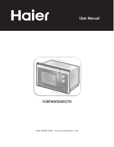 Manual de uso Haier H38FMWID4ID27N Microondas