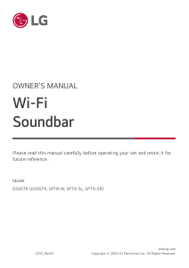 Manual LG DS95TR Home Theater System