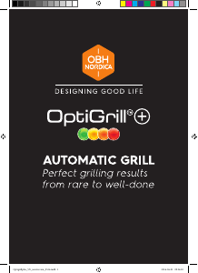 Handleiding OBH Nordica GO712DS0 Optigrill+ Contactgrill