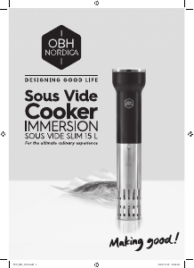 Bruksanvisning OBH Nordica 7970 Sous vide-sirkulator