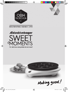 Manual OBH Nordica 6931 Sweet Moments Waffle Maker