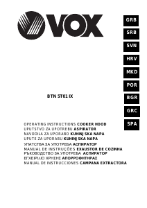 Manual Vox BTN5T01IX Cooker Hood