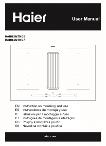 Manual de uso Haier HAIH82MTMCF Placa