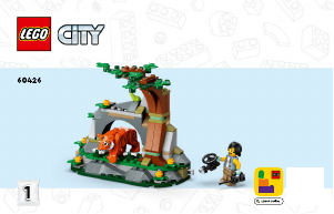 Manual Lego set 60426 City Jungle explorer off-road truck
