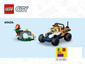 Manual Lego set 60424 City Jungle explorer ATV red panda mission