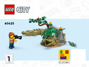 Manual Lego set 60425 City Jungle explorer water plane